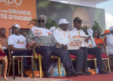 Meeting de lancement du candidat Alassane Ouattara à Daloa